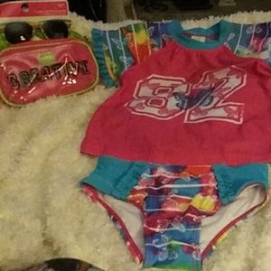 Girl's OP 3T Swim Set and Sunglass & Crossbody Set